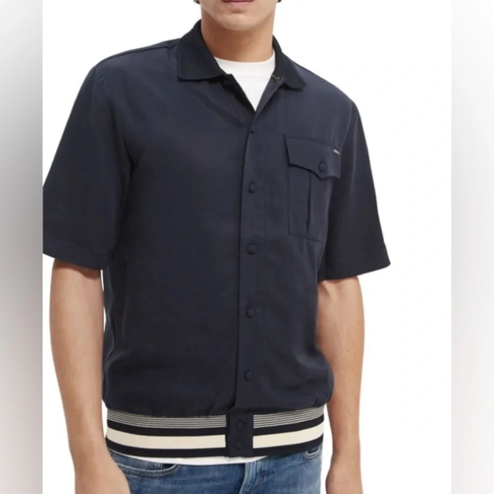 SCOTCH & SODA Tencel Polo Shirt